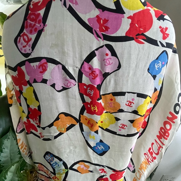 Chanel Rue Cambon Silk Scarf. - Picture 12 of 16